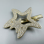 Hollow Star Rhinestone Hair Clip L4545