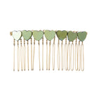 Heart Bead Hair Comb L4605