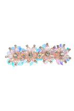 Floral Rhinestone Hair Frenchbarrette L4627