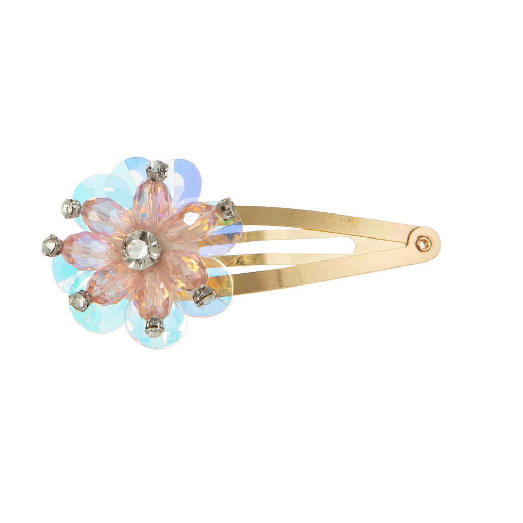 Floral Rhinestone Hair Clip L4628