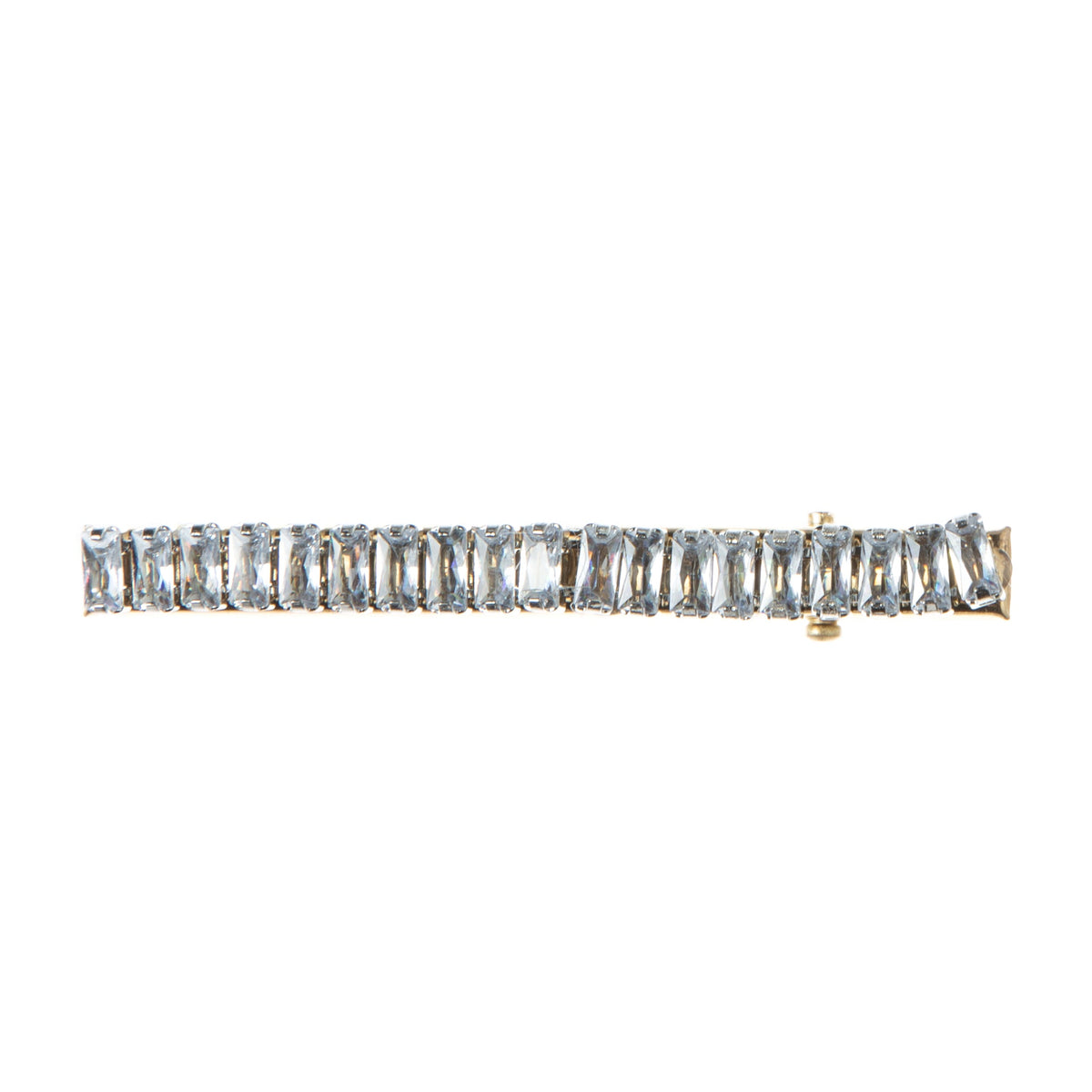 Cubic Zirconia Hair Duckbilled Clip L4640