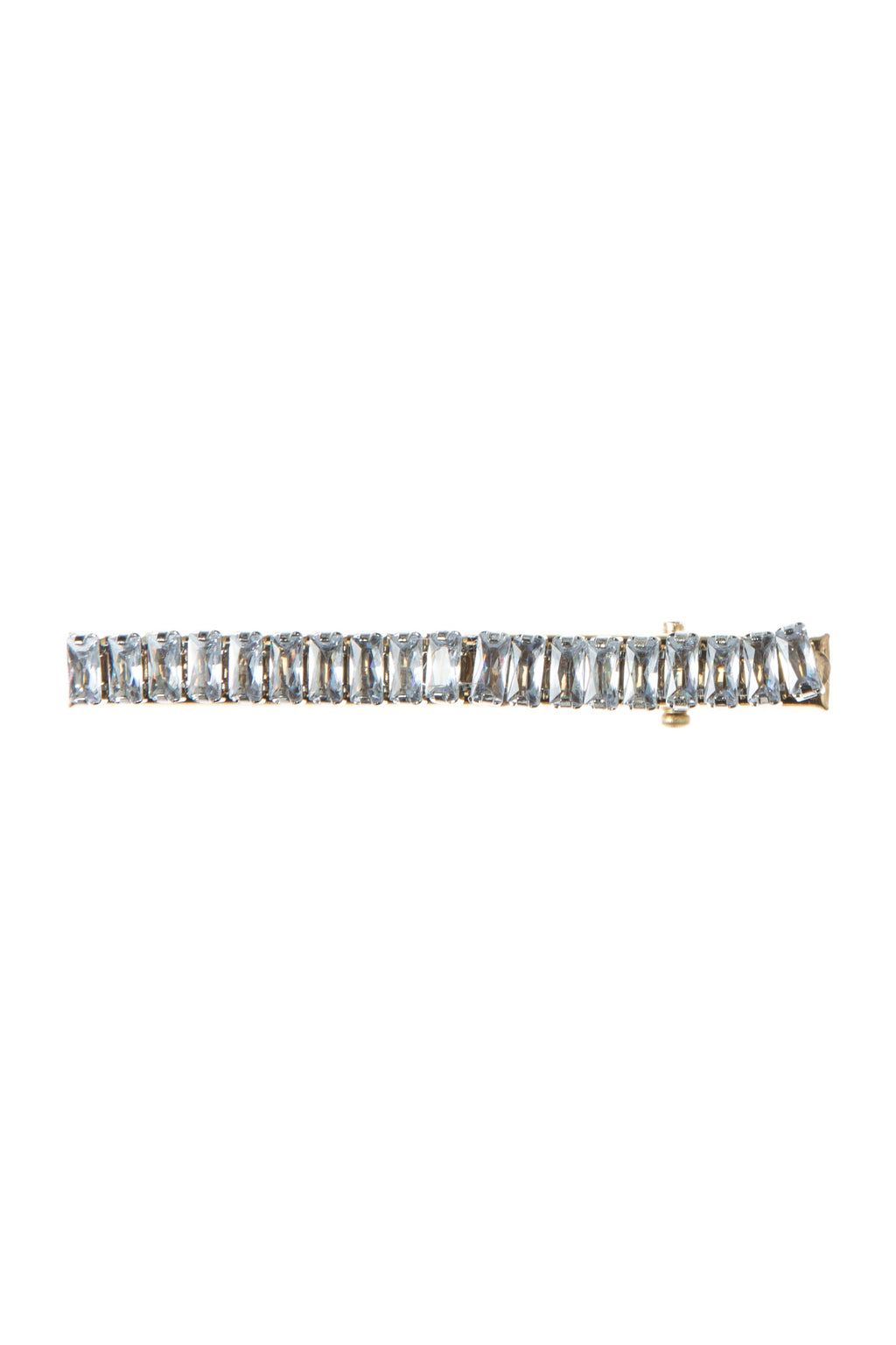 Cubic Zirconia Hair Duckbilled Clip L4640
