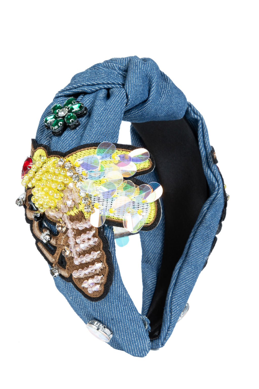 Bee Crystal Knotted Headband L4650