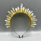 Irregular Quartz Wrap Headband L4799