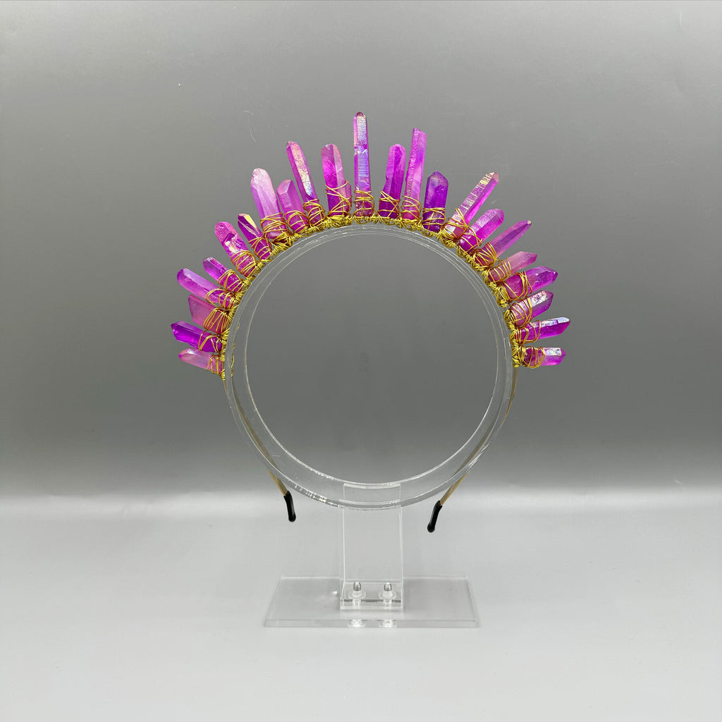 Irregular Quartz Wrap Headband L4669