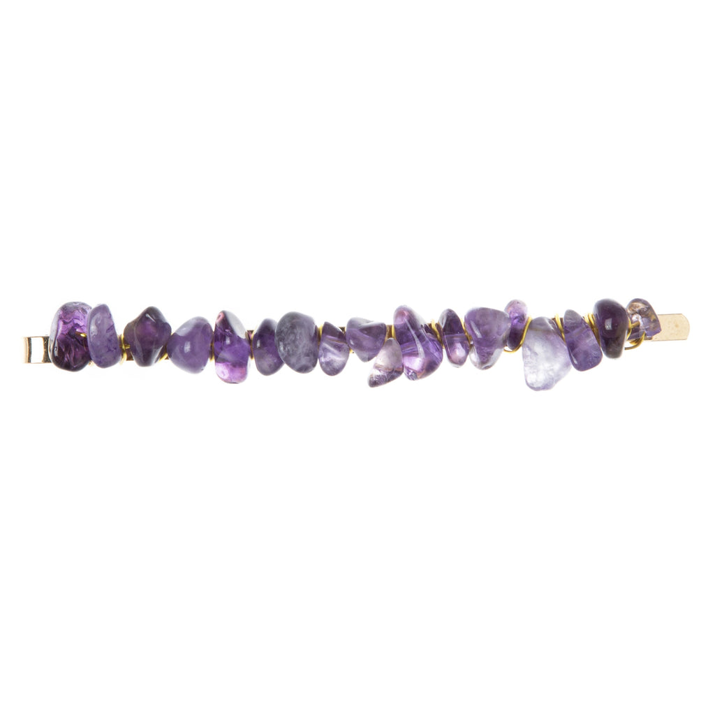 Irregular Natural Stone Hair Clip L4675