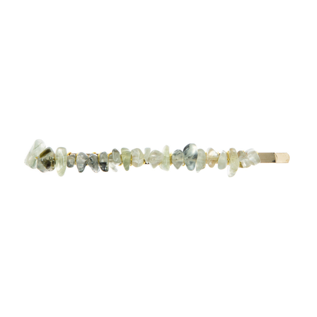 Irregular Natural Stone Hair Clip L4675