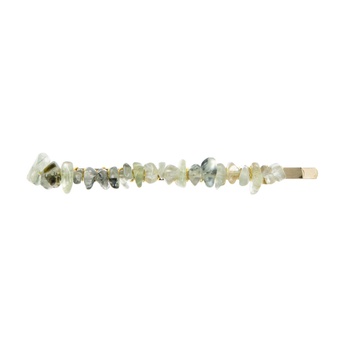 Irregular Natural Stone Hair Clip L4675