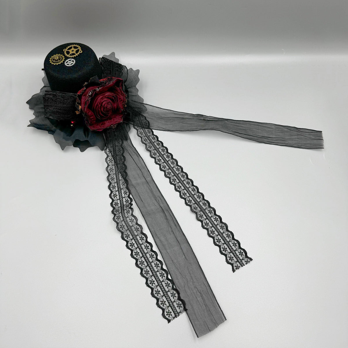 Lolita Gear Wings Hat Lace Hair Clip L4681