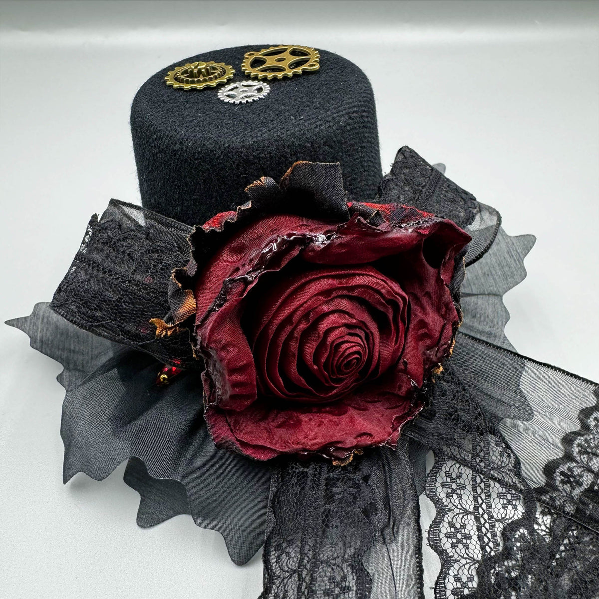 Lolita Gear Wings Hat Lace Hair Clip L4681