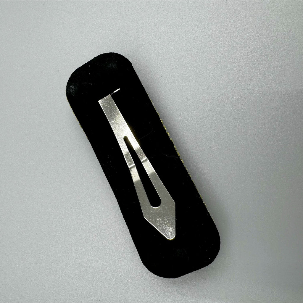 Geometry Heart Rhinestone Rectangle Hair Snap Clip L4683