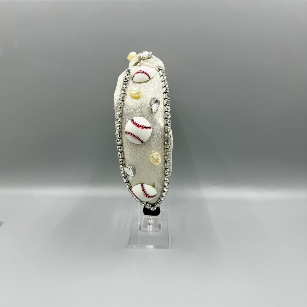 Tennis Rhinestone Fabric Headband L4693