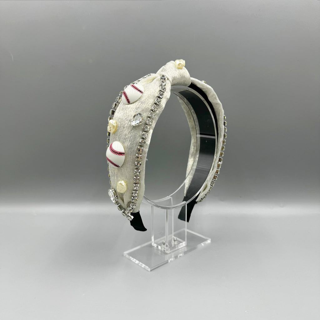 Tennis Rhinestone Fabric Headband L4693