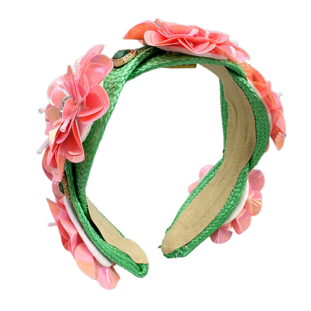 Floral Rhinestone Headband L4700