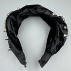 Gothic Skull Rhinestone Rivet Headband L4701