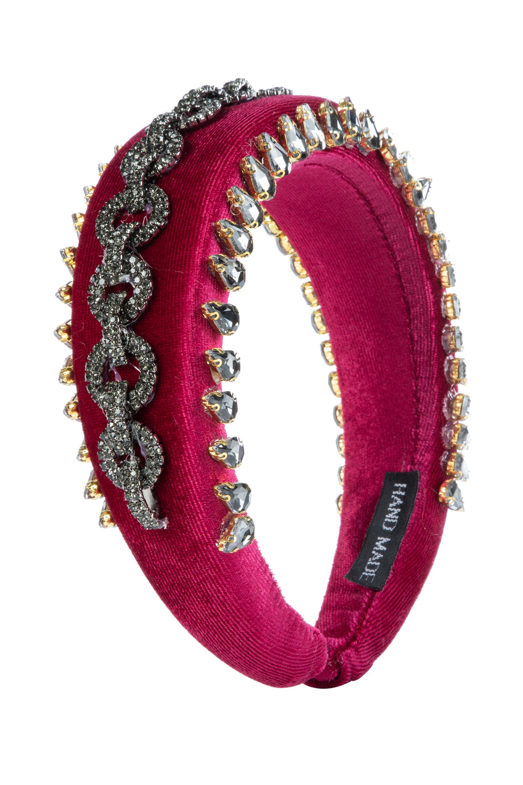 Barque Rhinestone Sponge Headband L4704