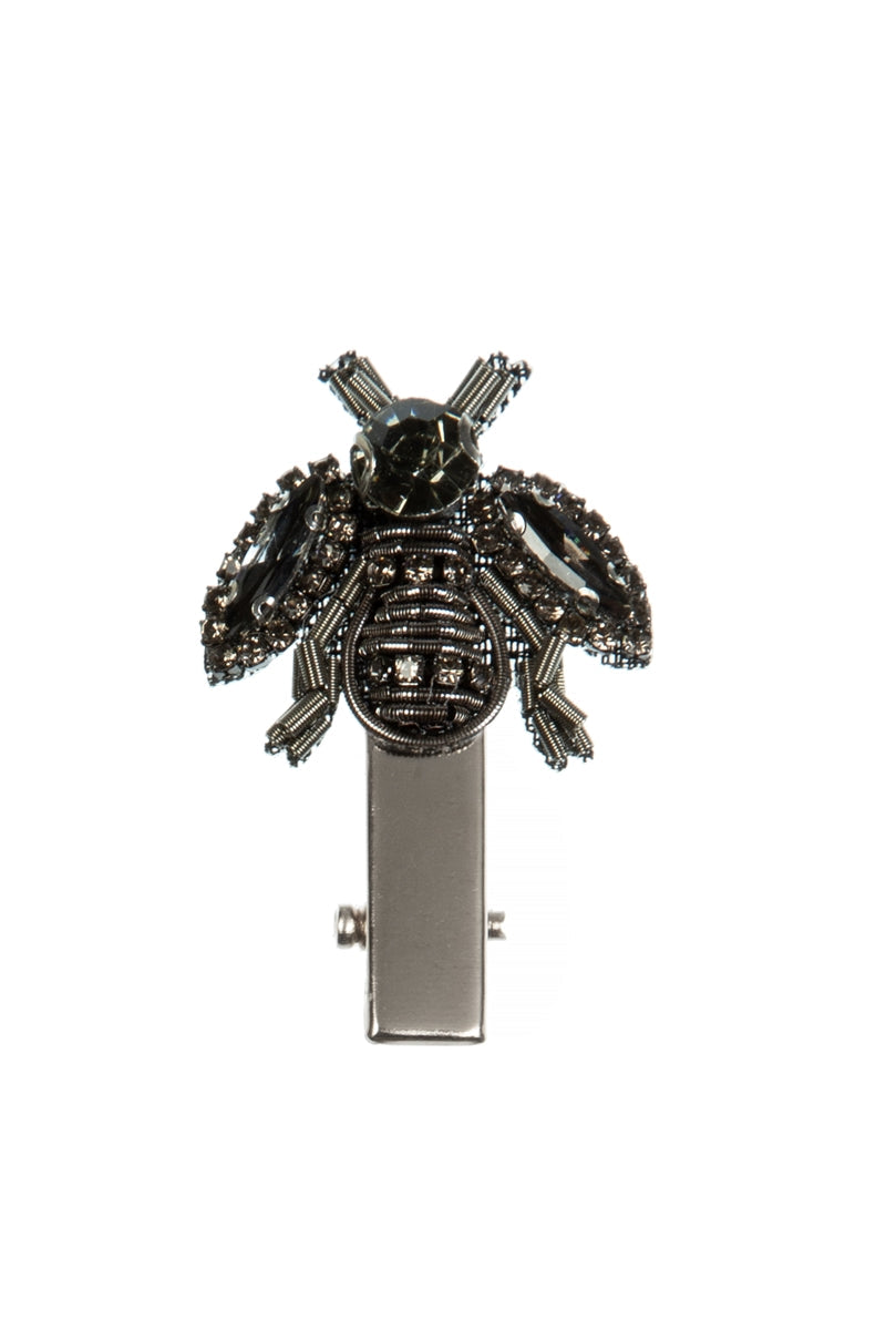 Bee Rhinestone Duckbilled Clip L4710