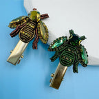 Bee Rhinestone Duckbilled Clip L4710