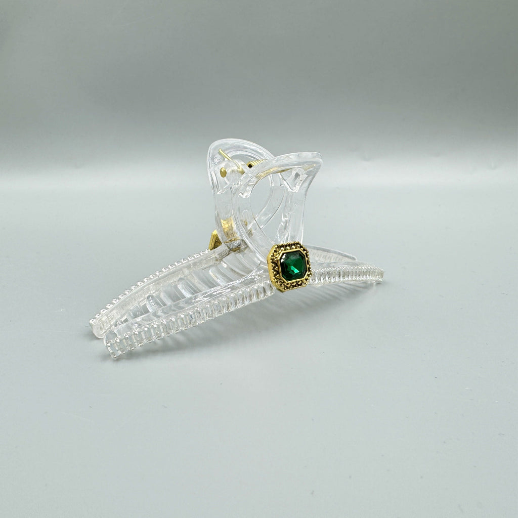 Cubic Zirconia Cross Hair Clip L4714