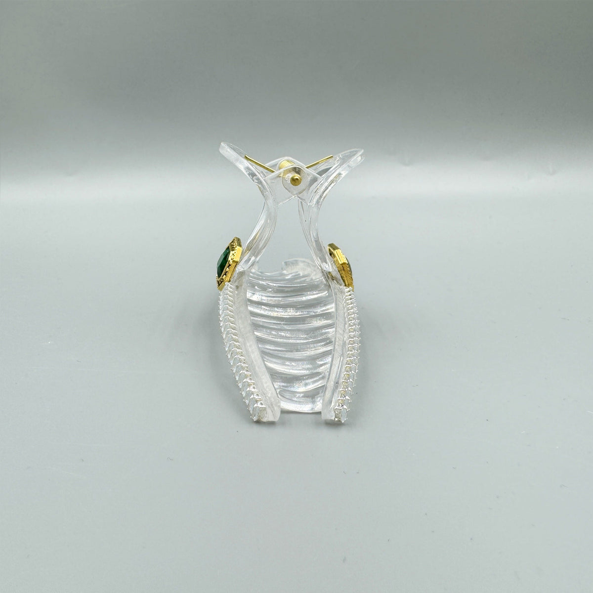 Cubic Zirconia Cross Hair Clip L4714