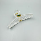 Cubic Zirconia Cross Hair Clip L4714