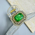 Cubic Zirconia Cross Hair Clip L4715
