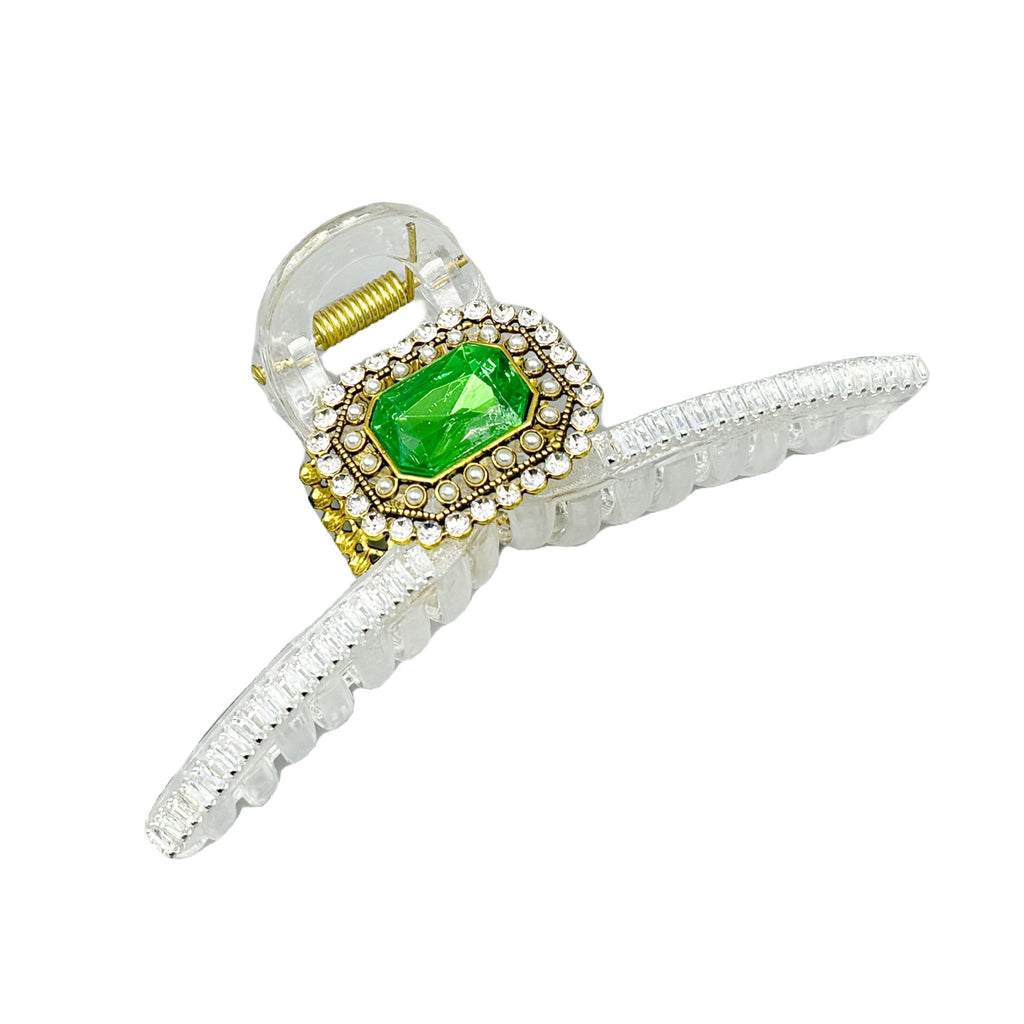 Cubic Zirconia Cross Hair Clip L4715