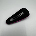 Smiling face FushiaTeardrop Hair Pin L4719