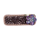 Flower Rhinestone Rectangle Hair Pin L4722