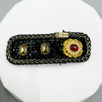 Baroque Rhinestone Rectangle Hair Pin L4724