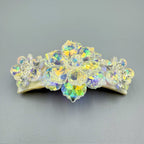 Floral Rhinestone Acrylic Hair Frenchbarrette L4763