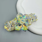 Floral Rhinestone Acrylic Hair Frenchbarrette L4763