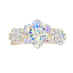 Floral Rhinestone Acrylic Hair Frenchbarrette L4763