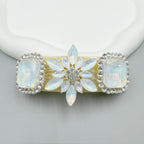 Snowflake Rhinestone Acrylic Hair Frenchbarrette L4768