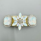 Snowflake Rhinestone Acrylic Hair Frenchbarrette L4768