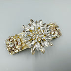 Sunflower Rhinestone Acrylic Hair Frenchbarrette L4771