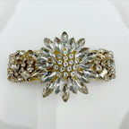 Sunflower Rhinestone Acrylic Hair Frenchbarrette L4771