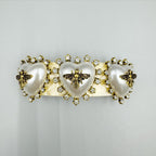 Baroque Heart Acrylic Hair Frenchbarrette L4772