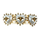 Baroque Heart Acrylic Hair Frenchbarrette L4772