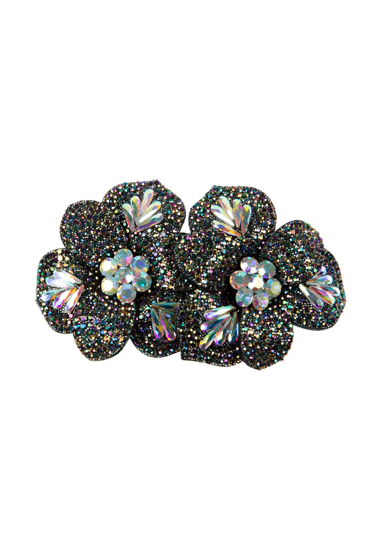 Floral Rhinestone Hair Beret L4777