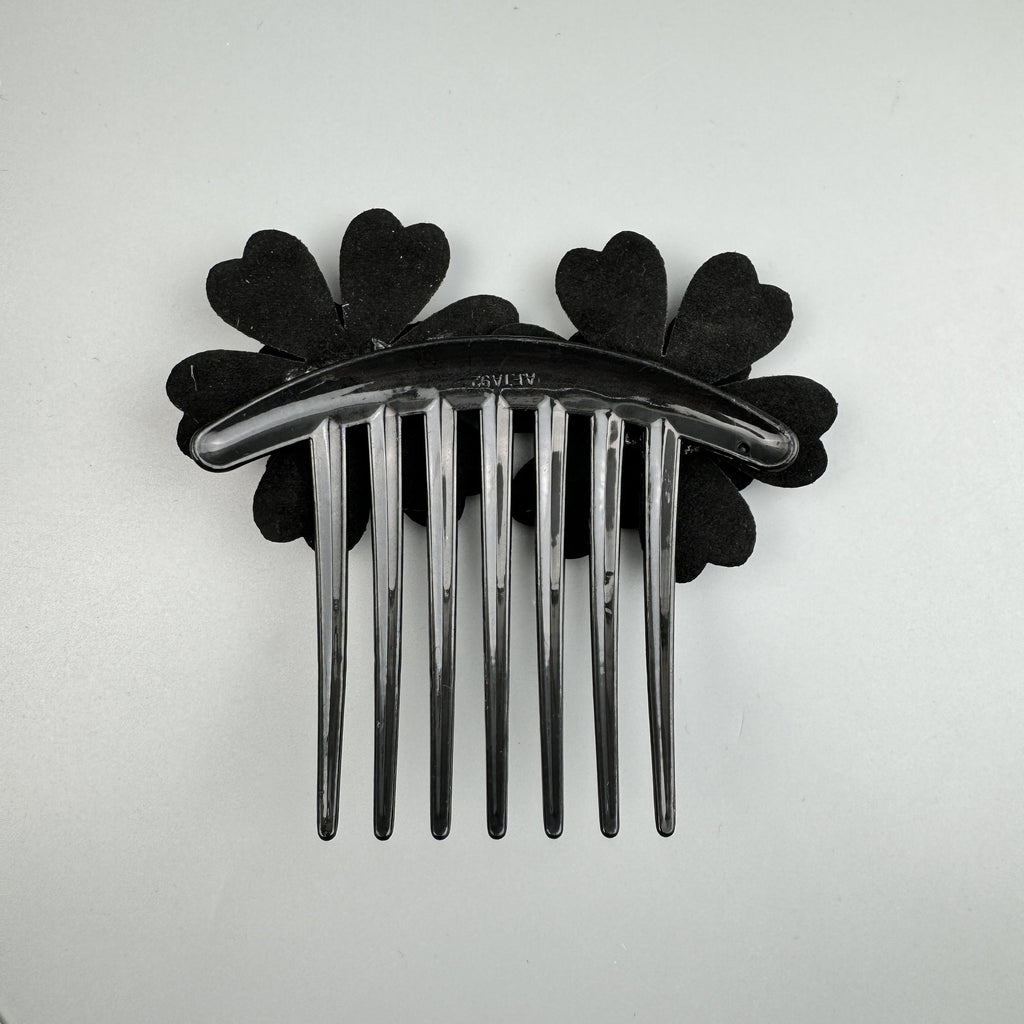 Flower Rhinestone Hair Comb L4779