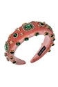 Geometry Rhinestone Sponge Headband L4798