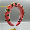 Geometry Rhinestone Sponge Headband L4798