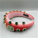 Geometry Rhinestone Sponge Headband L4798
