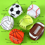 Football Acrylic Hair Clip L4814