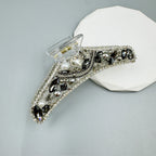 Geometry Rhinestone Acrylic Hair Clip L4835