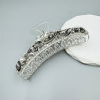 Geometry Rhinestone Acrylic Hair Clip L4835