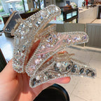 Geometry Rhinestone Acrylic Hair Clip L4835