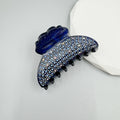 Shell Shaped Rhinestone Acrylic Hair Clip L4839
