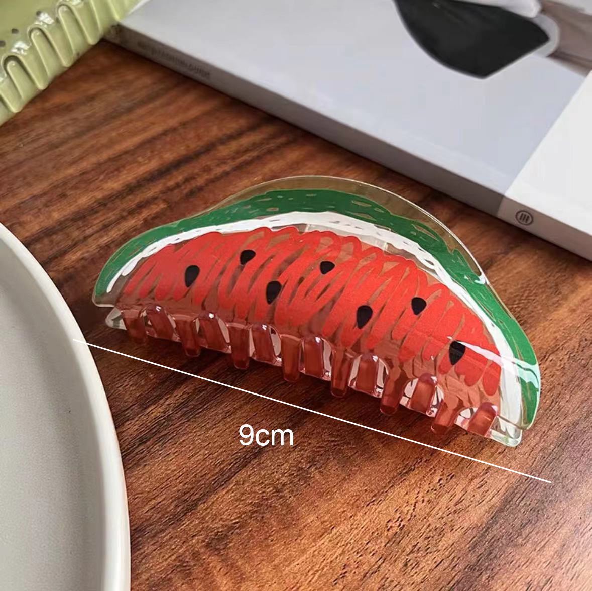 Watermelon Acrylic Hair Clip L4842
